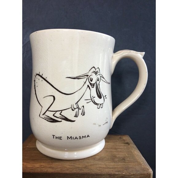 Vintage WADE Pottery Cranky Tankard No. 1 Mug Miasma Harvest England 5” Cup - Picture 1 of 7